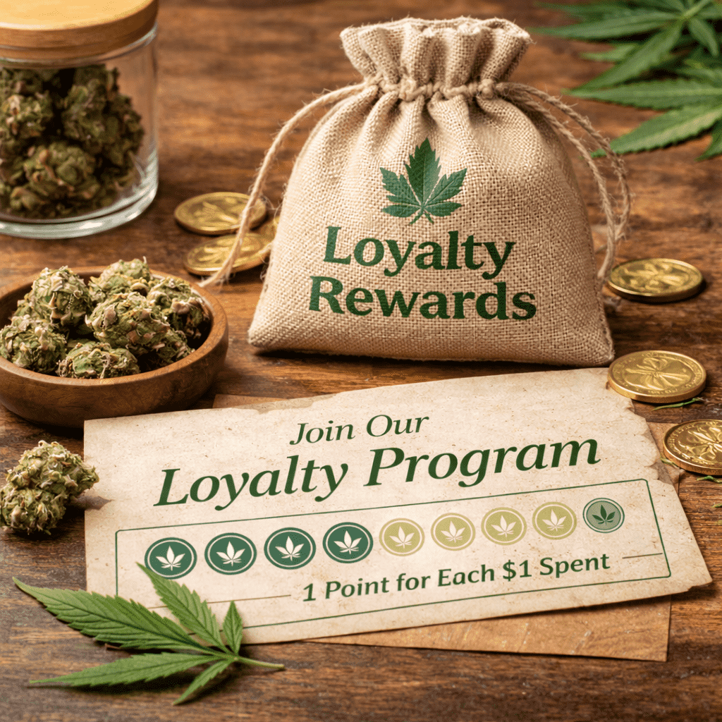 Cannabis loyalty rewards program at Anchorage Alaska dispensary