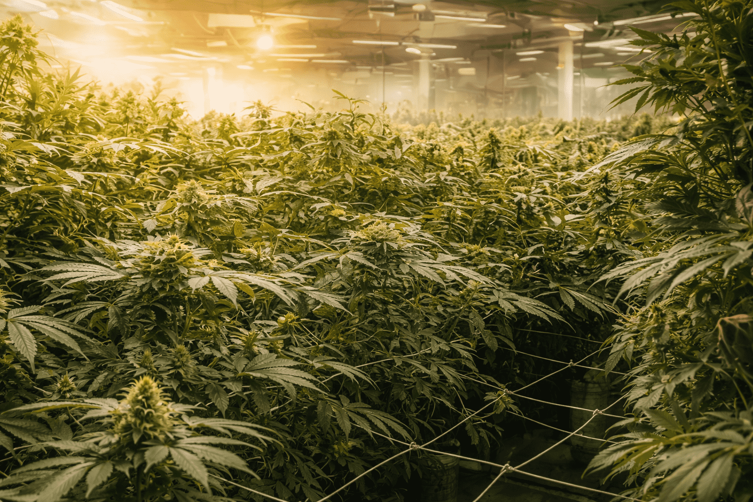 Indoor cannabis cultivation facility in Anchorage Alaska