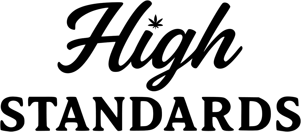 High Standards cannabis dispensary logo in Anchorage Alaska